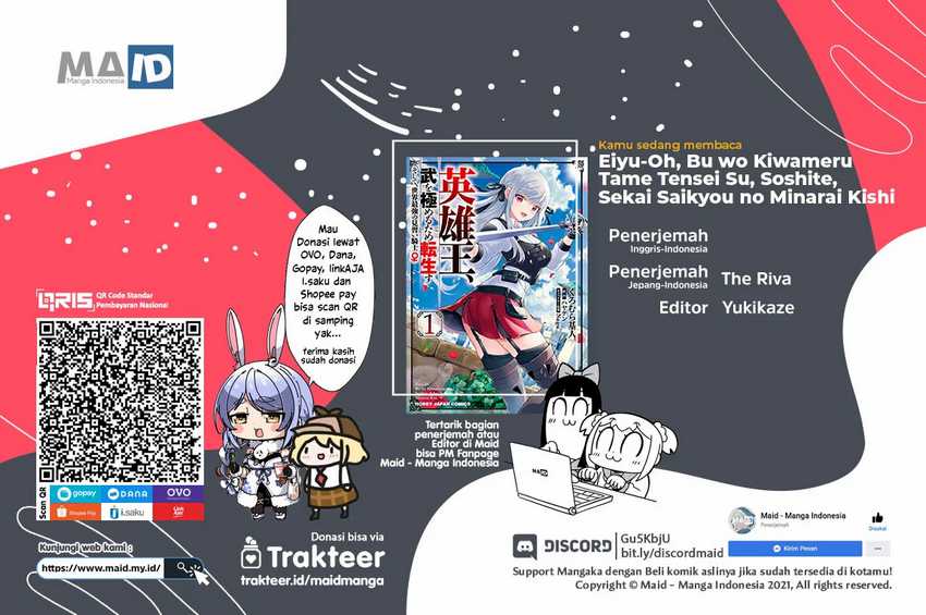 Komik Eiyu-Oh, Bu wo Kiwameru Tame Tensei Su, Soshite, Sekai Saikyou no Minarai Kisi Chapter 10 gambar nomor 1