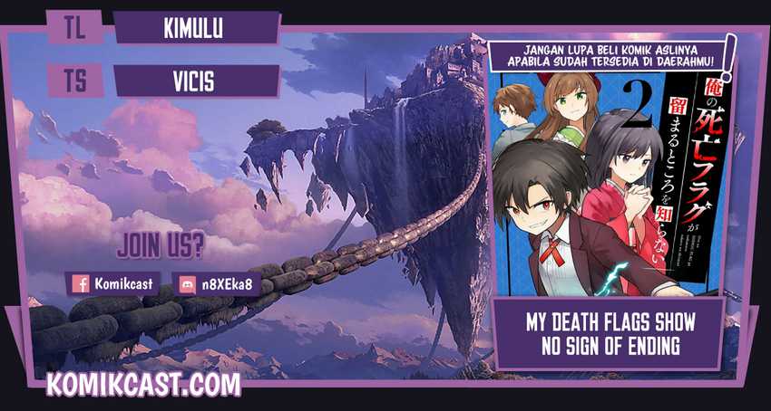 Komik My Death Flags Show No Sign of Ending Chapter 21 gambar nomor 1