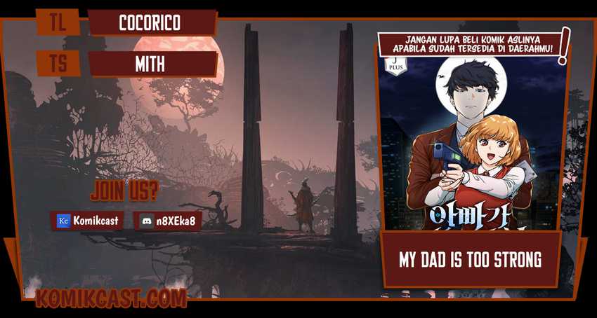 Komik My Dad Is Too Strong Chapter 52 gambar nomor 1