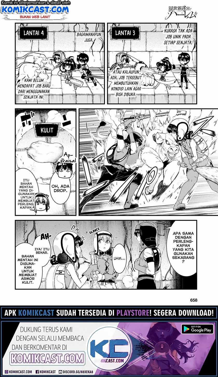 Isekai Meikyuu de Harem wo Chapter 45 Gambar 8