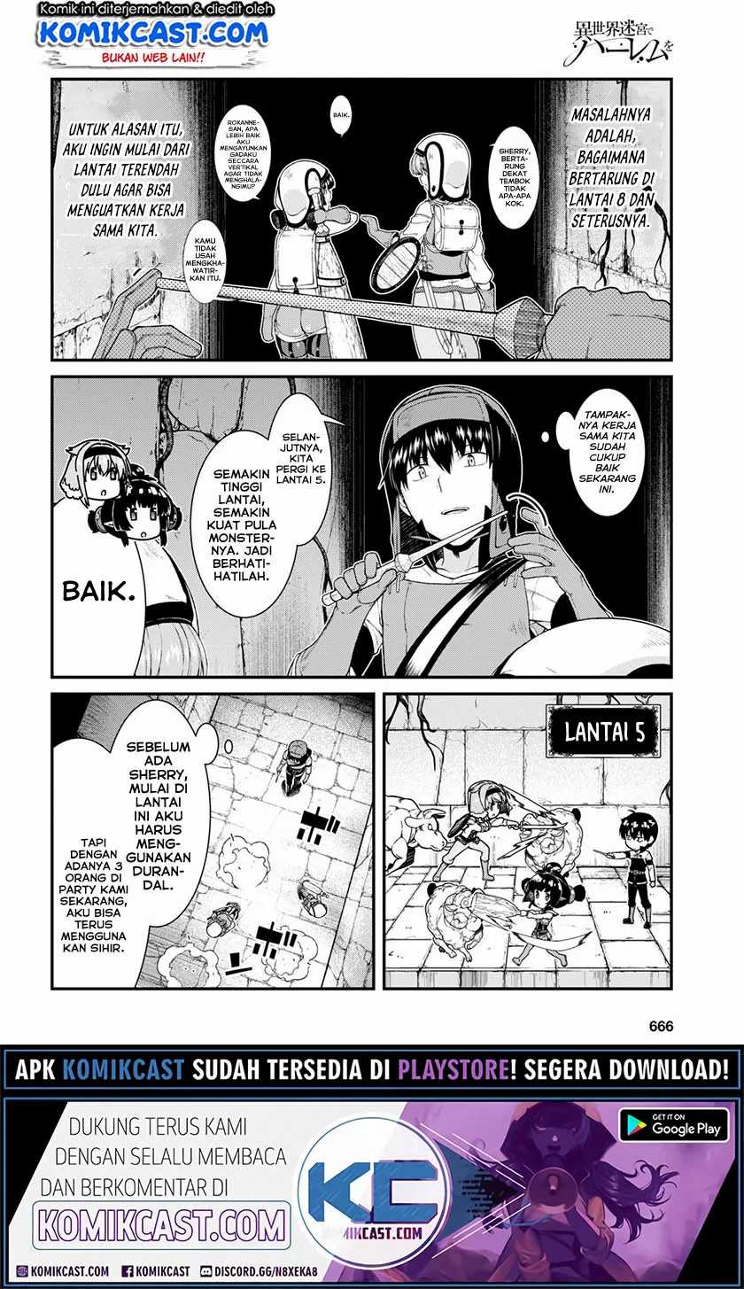 Isekai Meikyuu de Harem wo Chapter 45 Gambar 16