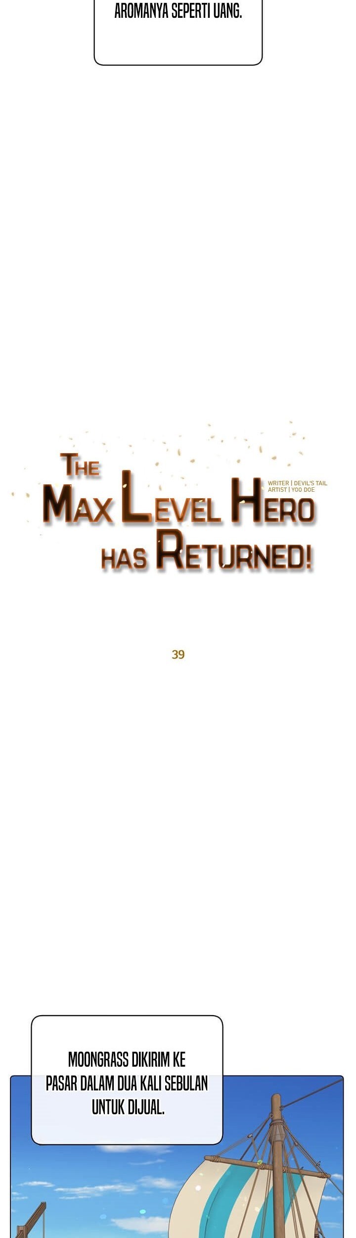 The MAX leveled hero will return! Chapter 39 Gambar 11