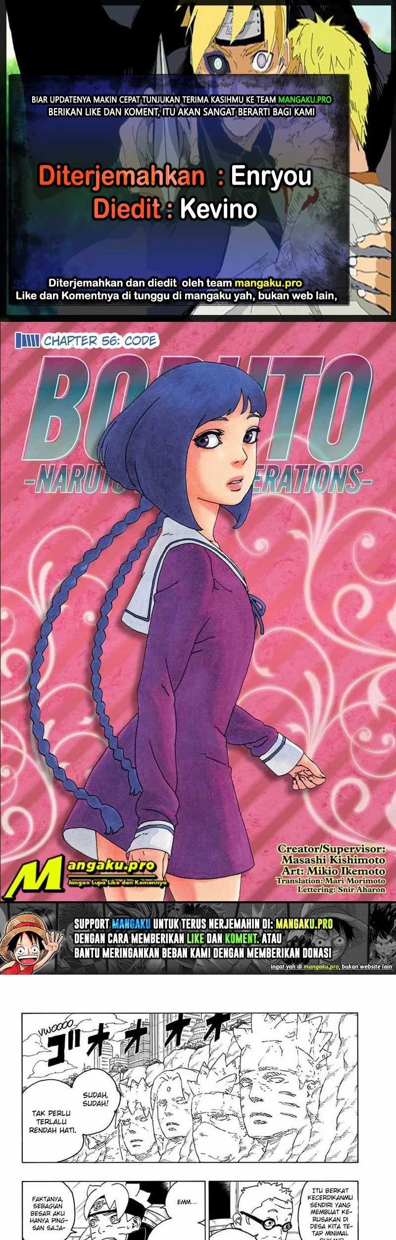 Komik Boruto Chapter 56.1 gambar nomor 1