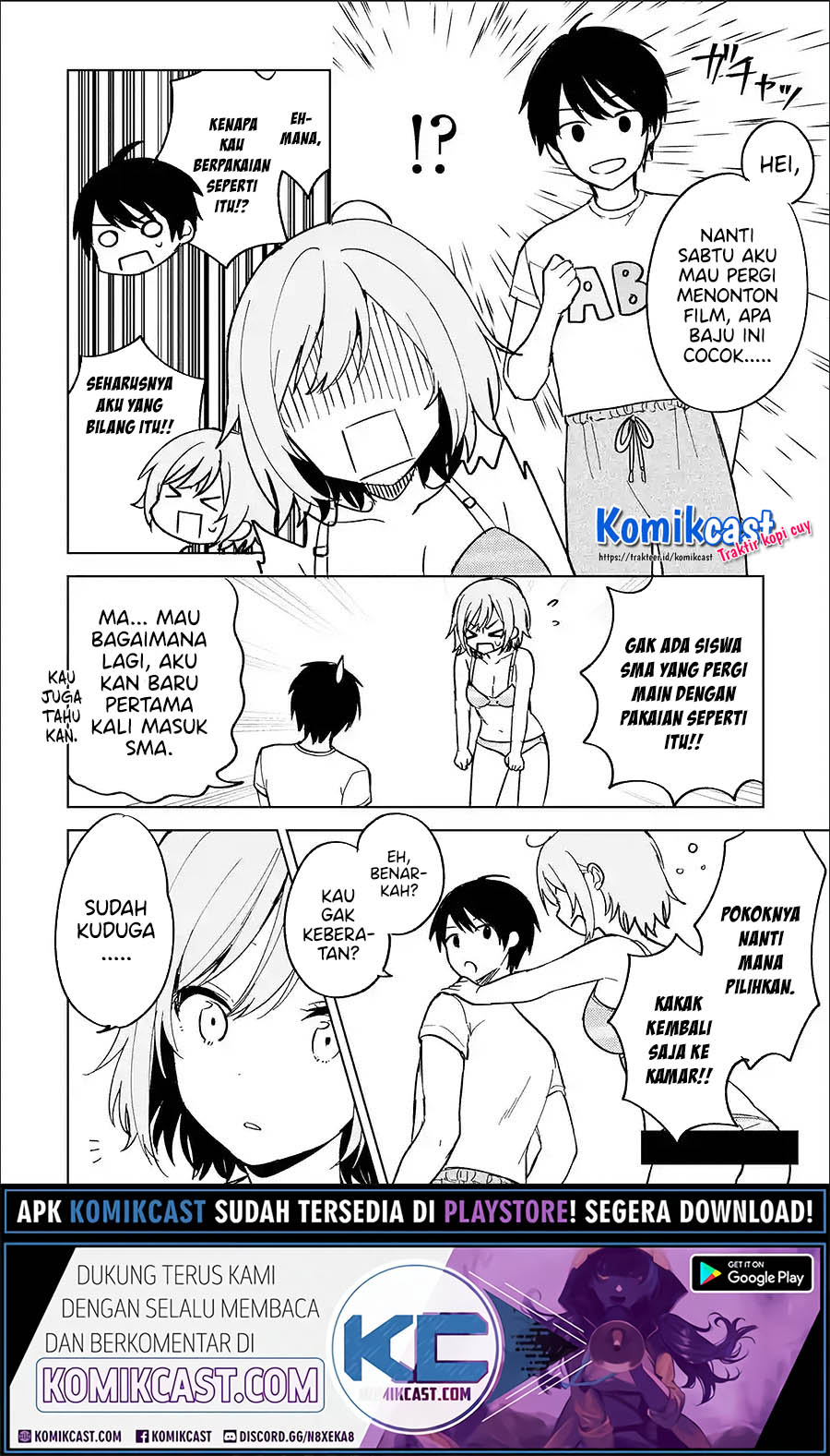 Chikan Saresou ni Natteiru S-kyuu Bishoujo wo Tasuketara Tonari no Seki no Osanajimi datta Chapter 21.5 Gambar 5