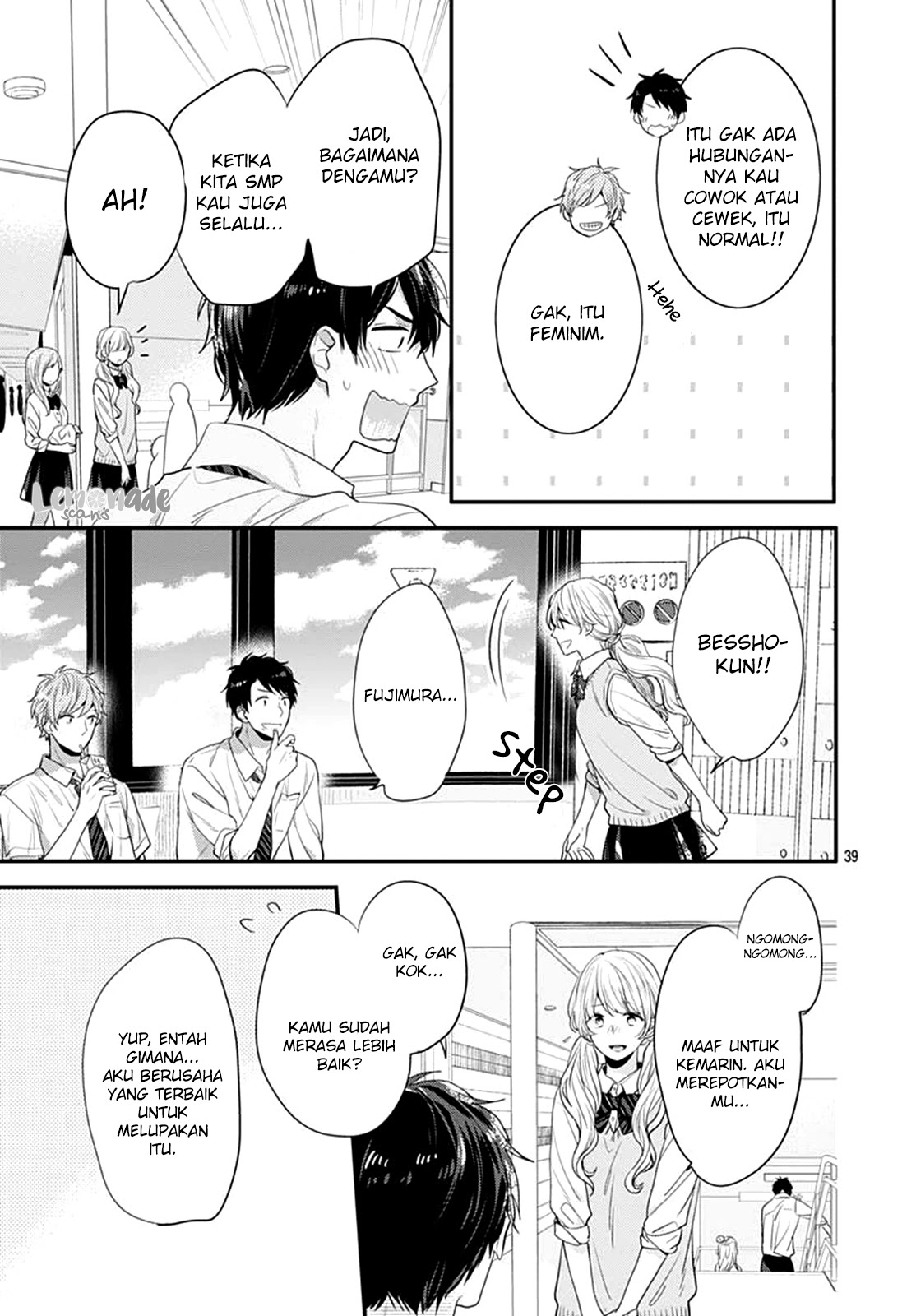 Koi wo Shiranai Bokutachi wa Chapter 3 Gambar 40
