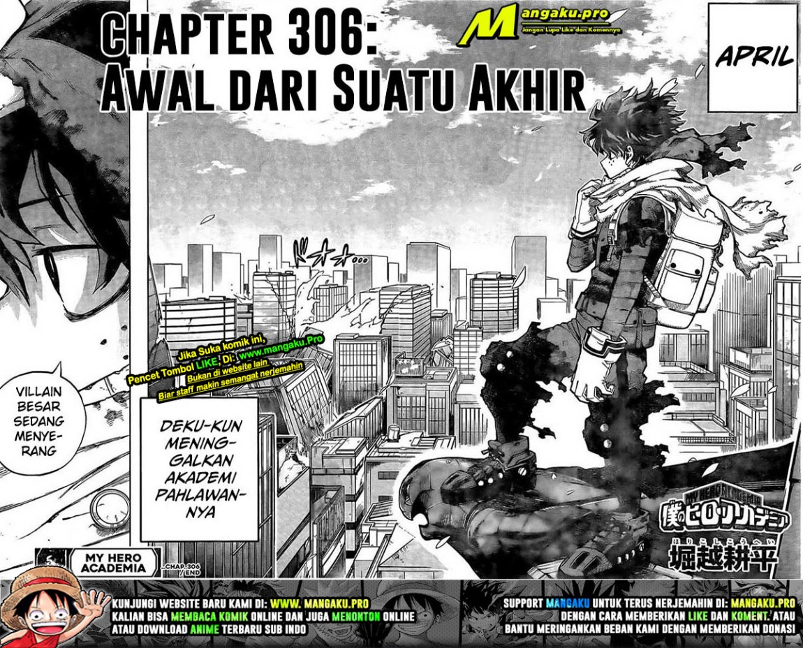 Boku no Hero Academia Chapter 306 Gambar 10