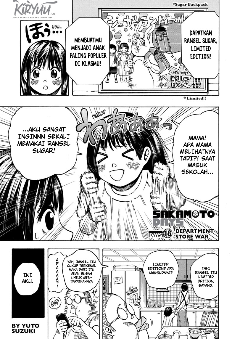 Manga Sakamoto Days Chapter 16 gambar nomor 2