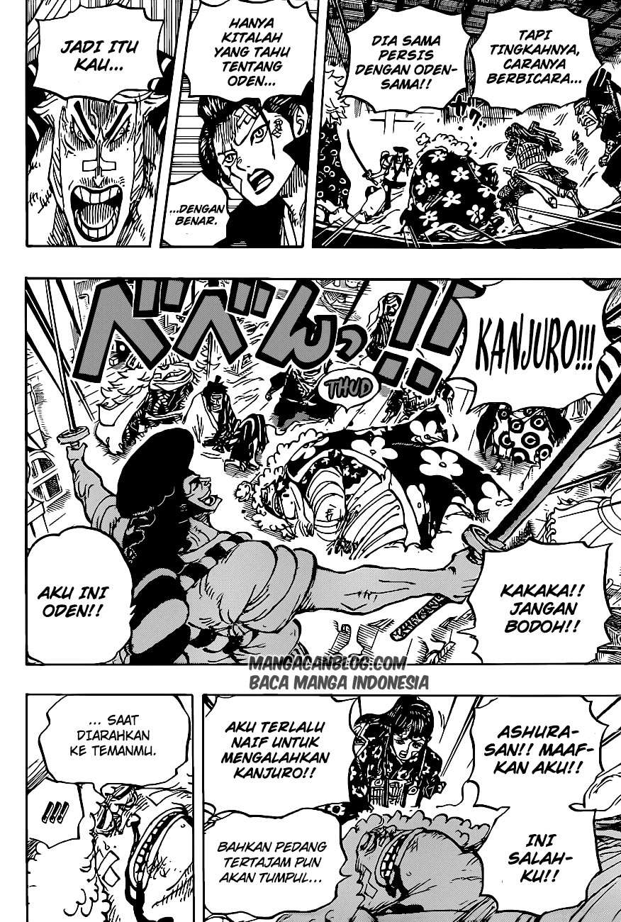 One Piece Chapter 1008 Gambar 6
