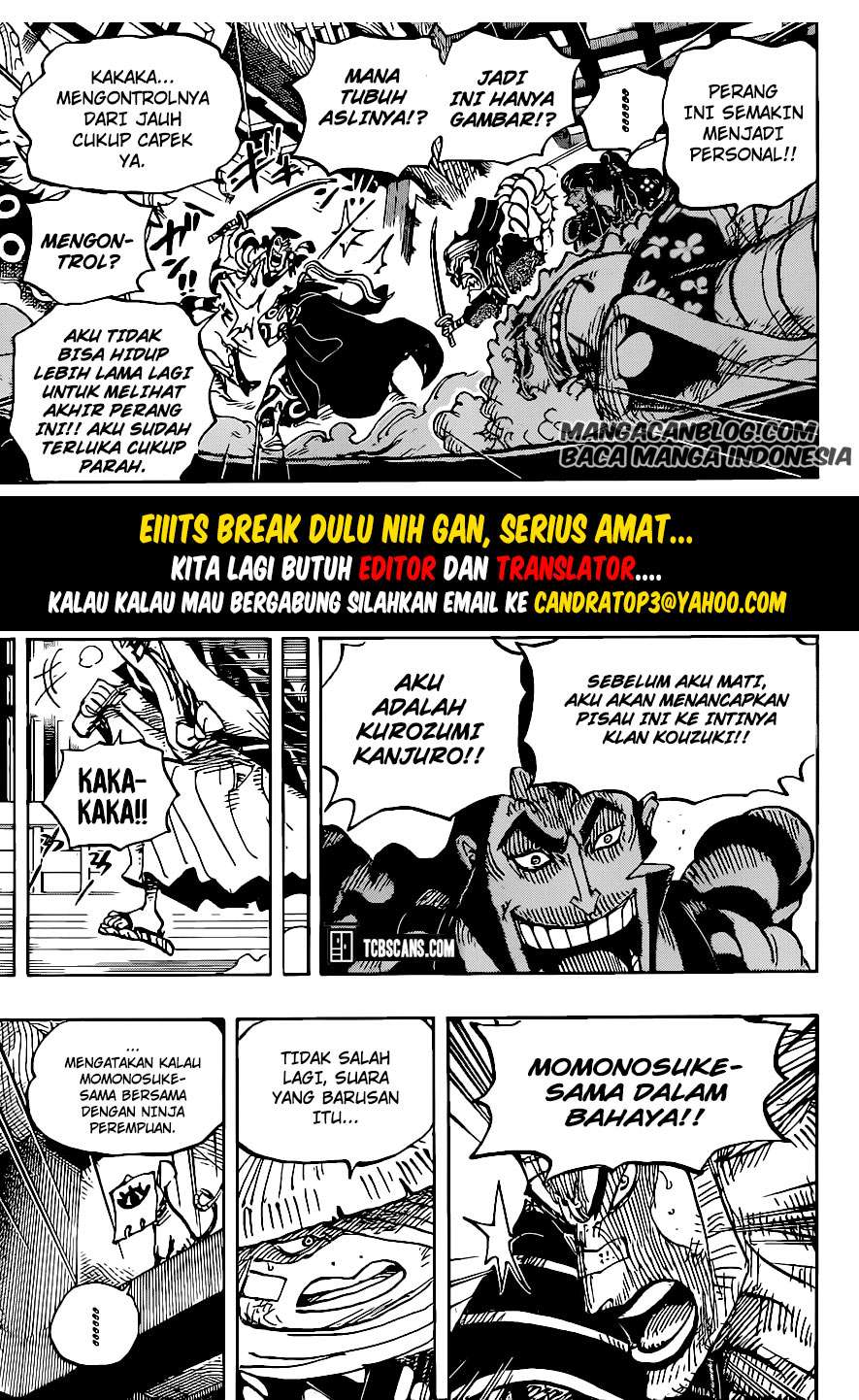 One Piece Chapter 1008 Gambar 7