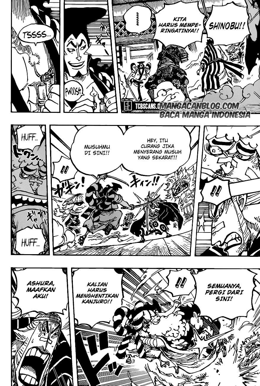 One Piece Chapter 1008 Gambar 8