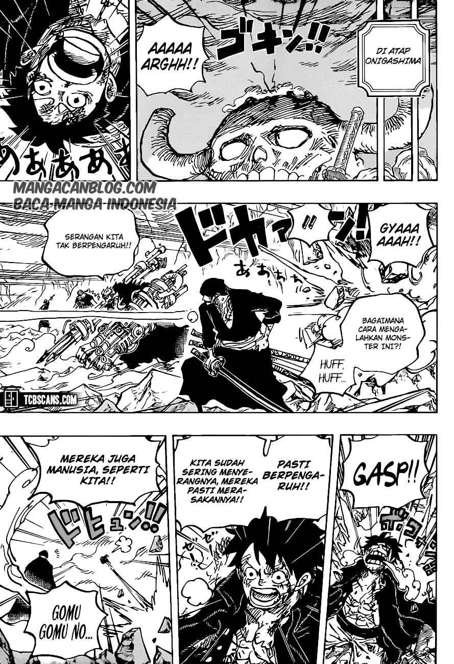 One Piece Chapter 1008 Gambar 15