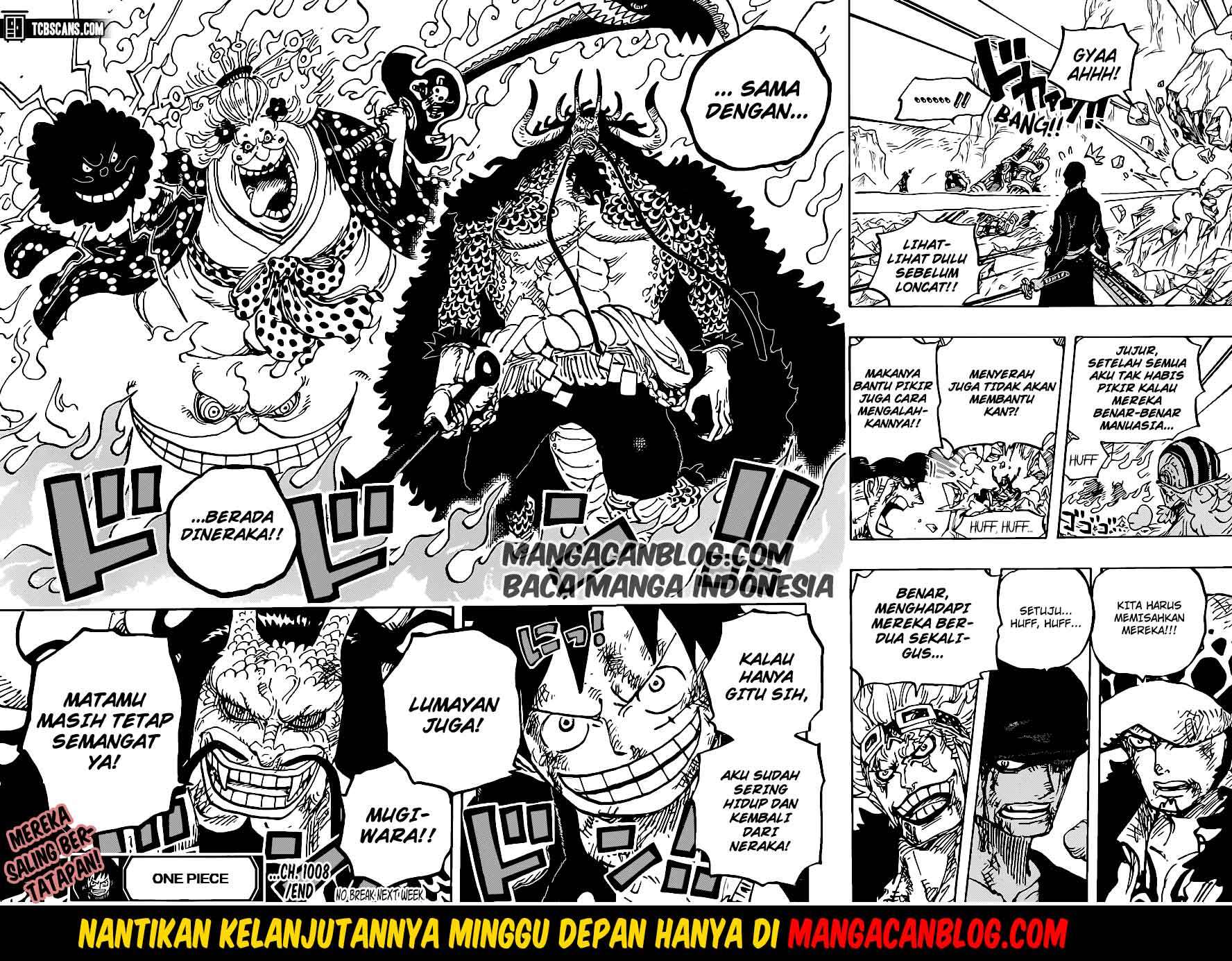 One Piece Chapter 1008 Gambar 16