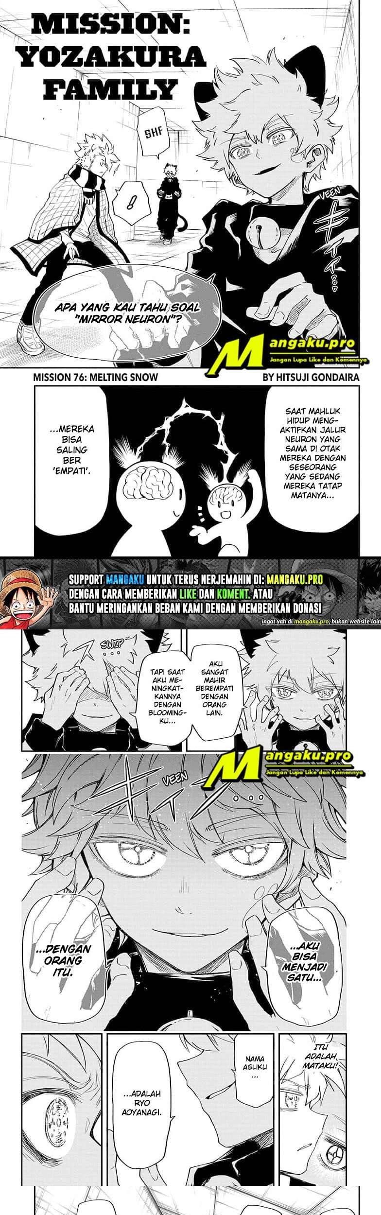 Manga Mission: Yozakura Family Chapter 76 gambar nomor 2