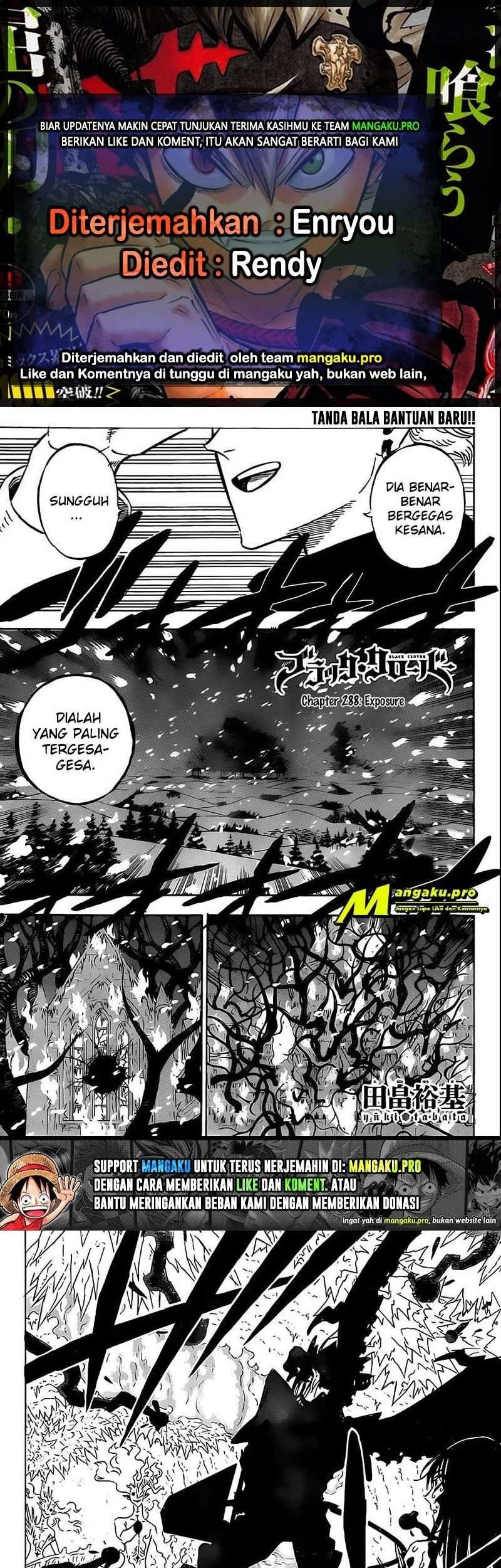Komik Black Clover Chapter 288 gambar nomor 1
