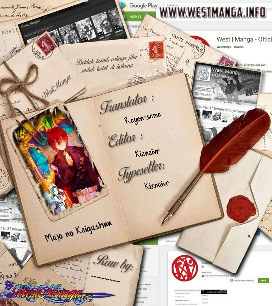 Komik Majo no Kaigashuu Chapter 04 gambar nomor 1