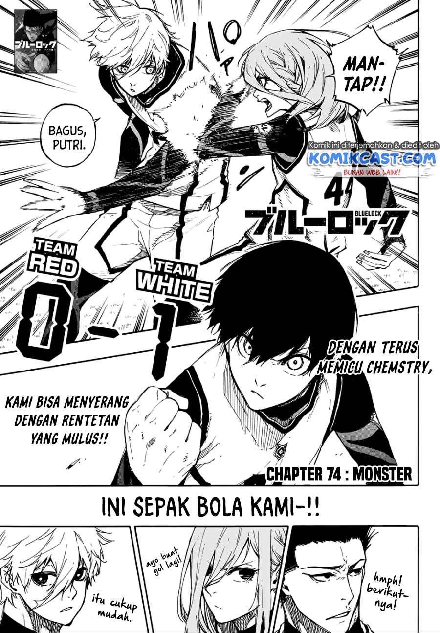 Komik Blue Lock Chapter 74 gambar nomor 1
