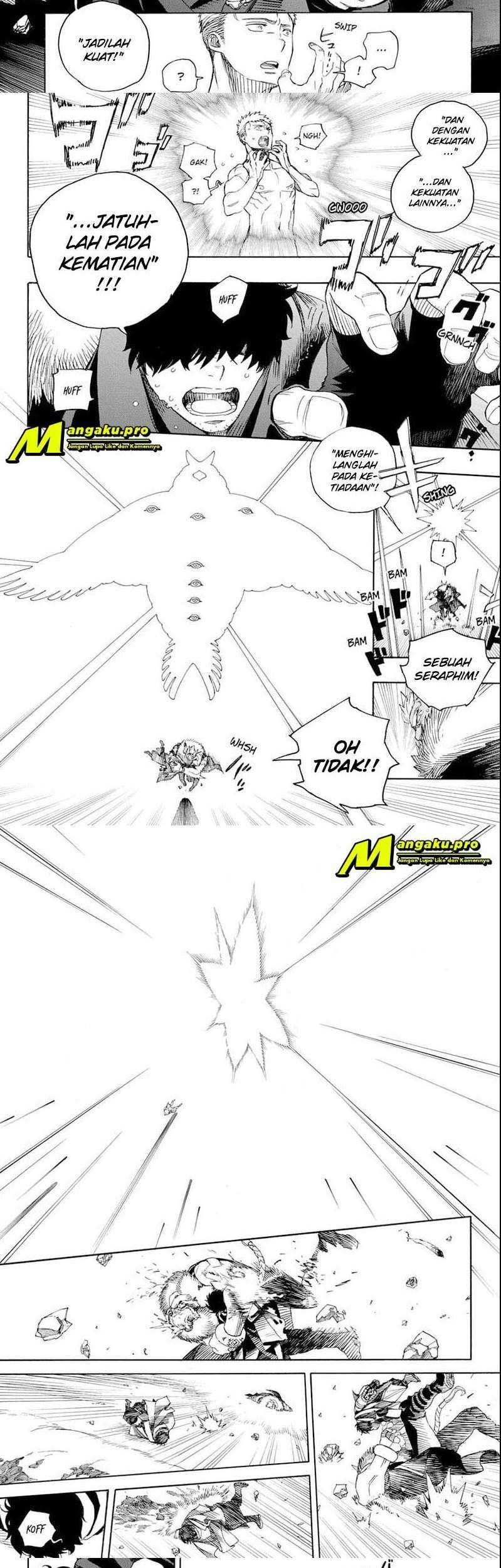 Ao no Exorcist Chapter 129.1 Gambar 7