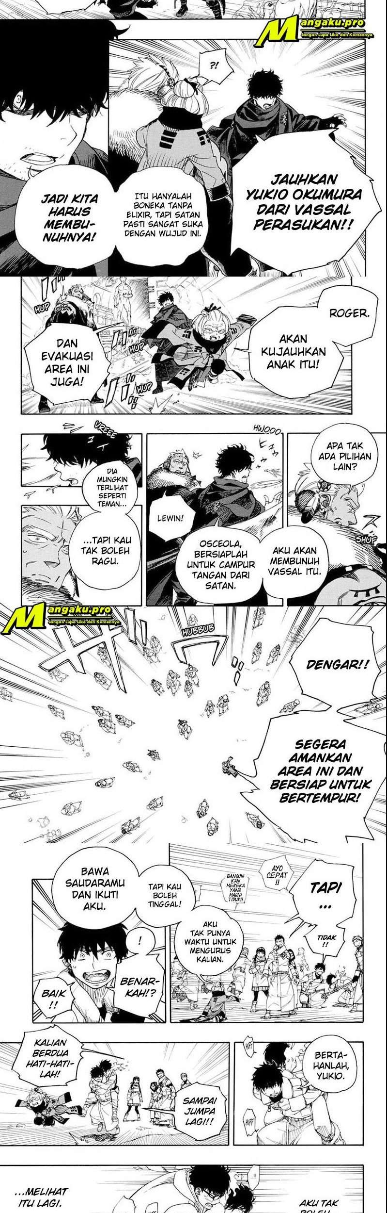 Ao no Exorcist Chapter 129.1 Gambar 3