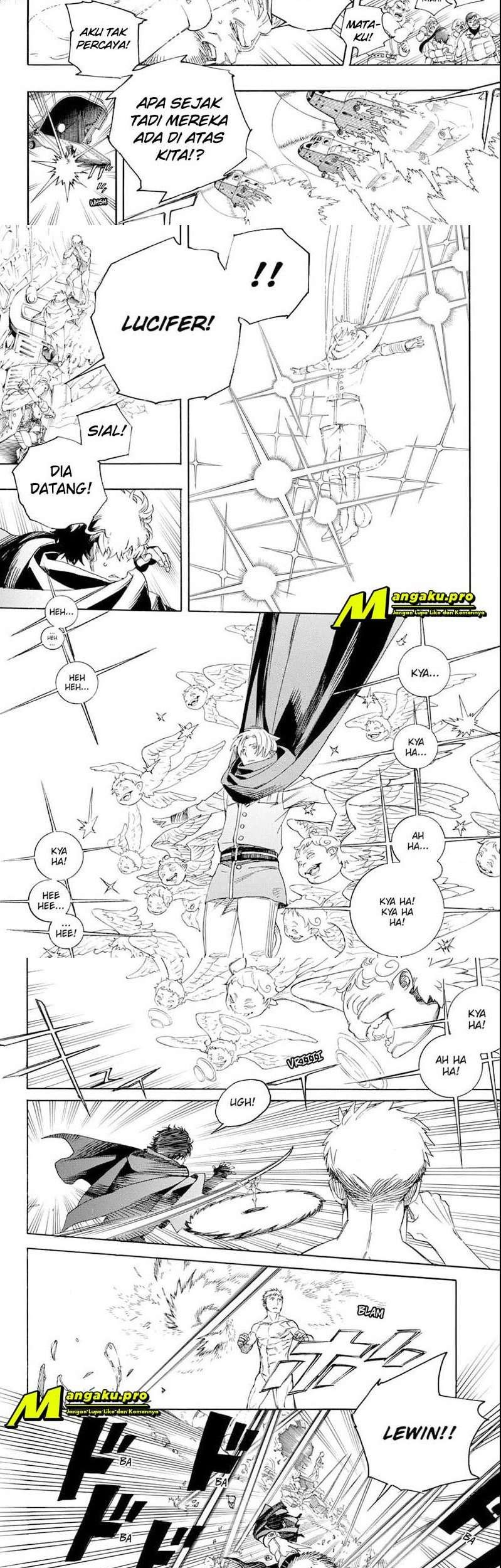 Ao no Exorcist Chapter 129.1 Gambar 5