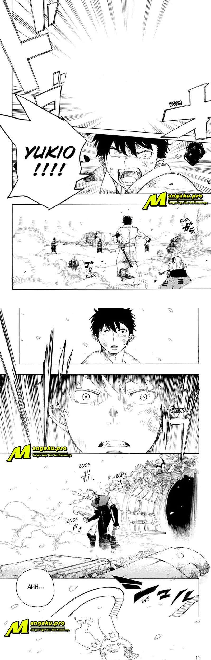 Ao no Exorcist Chapter 129.2 Gambar 8