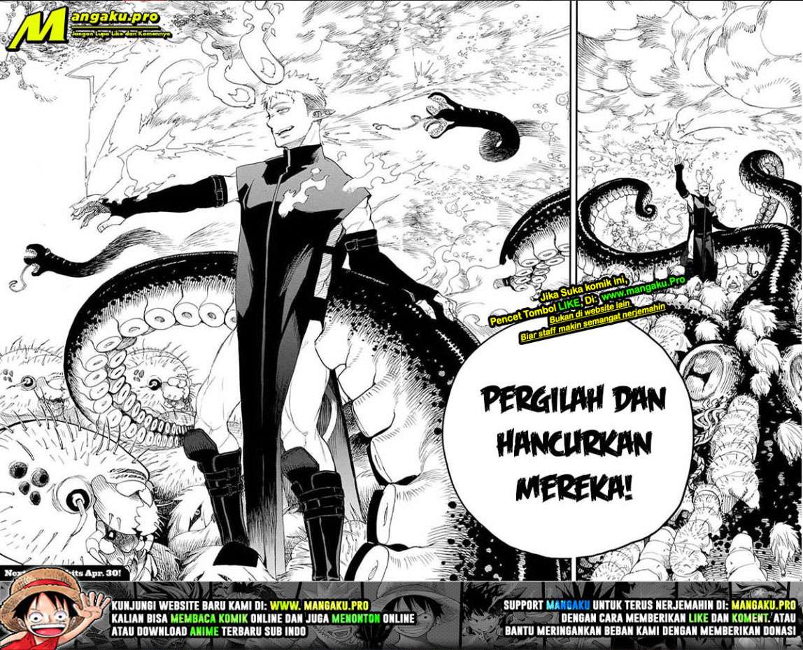 Ao no Exorcist Chapter 129.2 Gambar 11