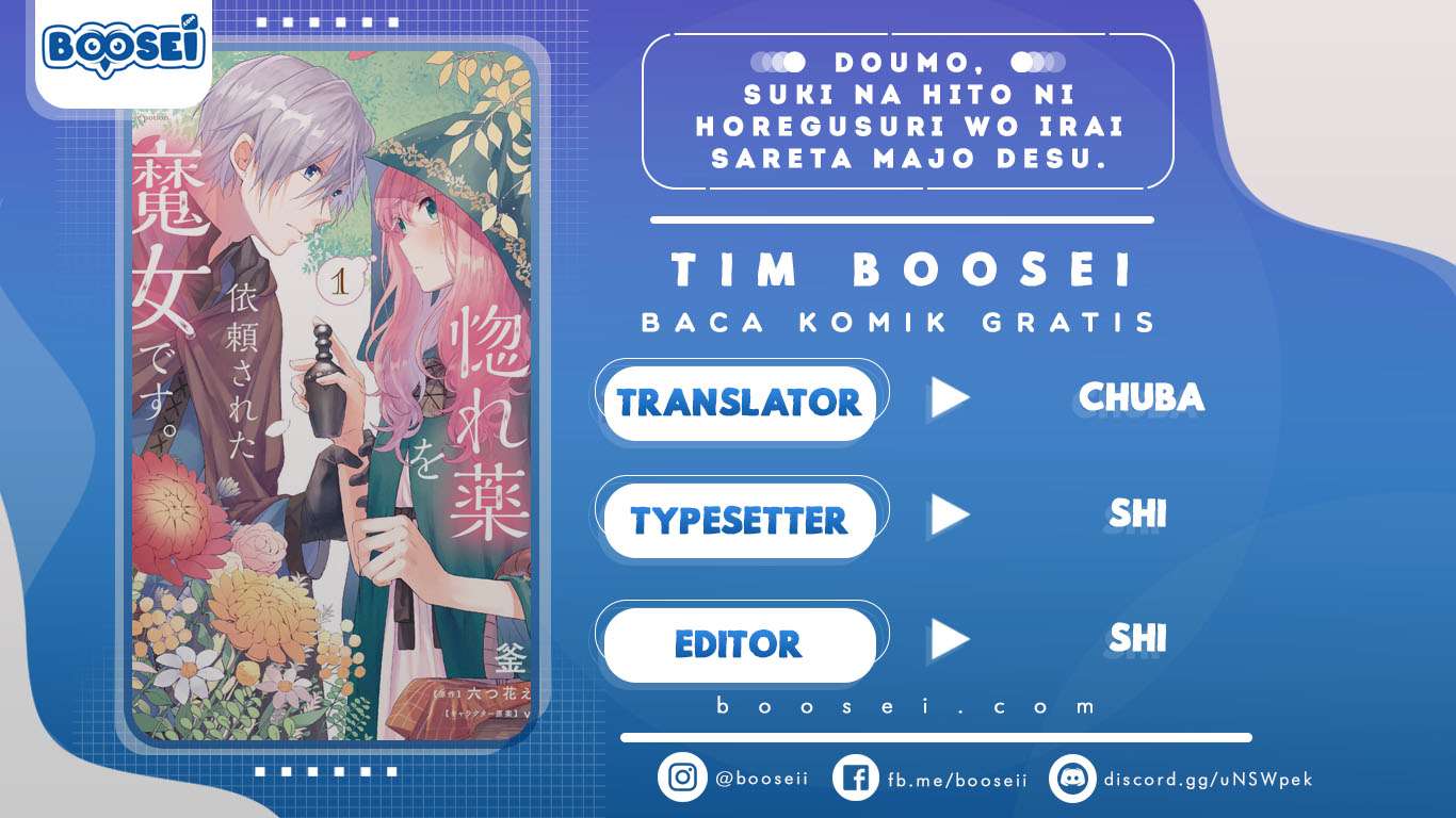 Komik Doumo, Suki na Hito ni Horegusuri wo Irai sareta Majo desu. Chapter 02 gambar nomor 1