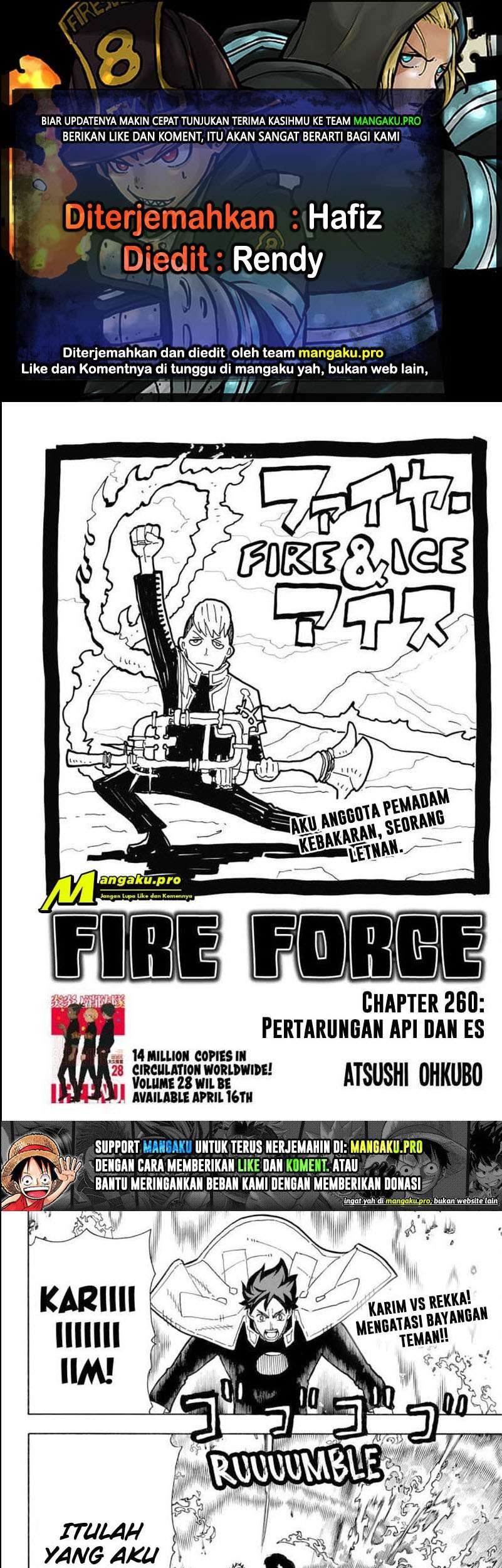 Komik Fire Brigade of Flames Chapter 260 gambar nomor 1