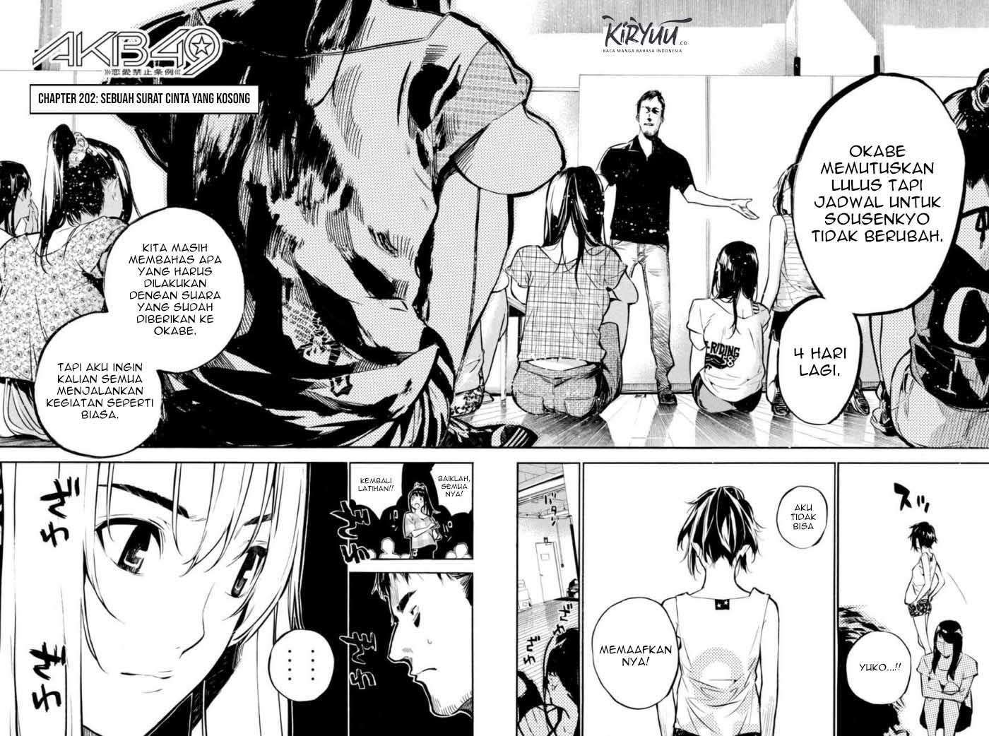 Manga AKB49 Chapter 202 gambar nomor 2