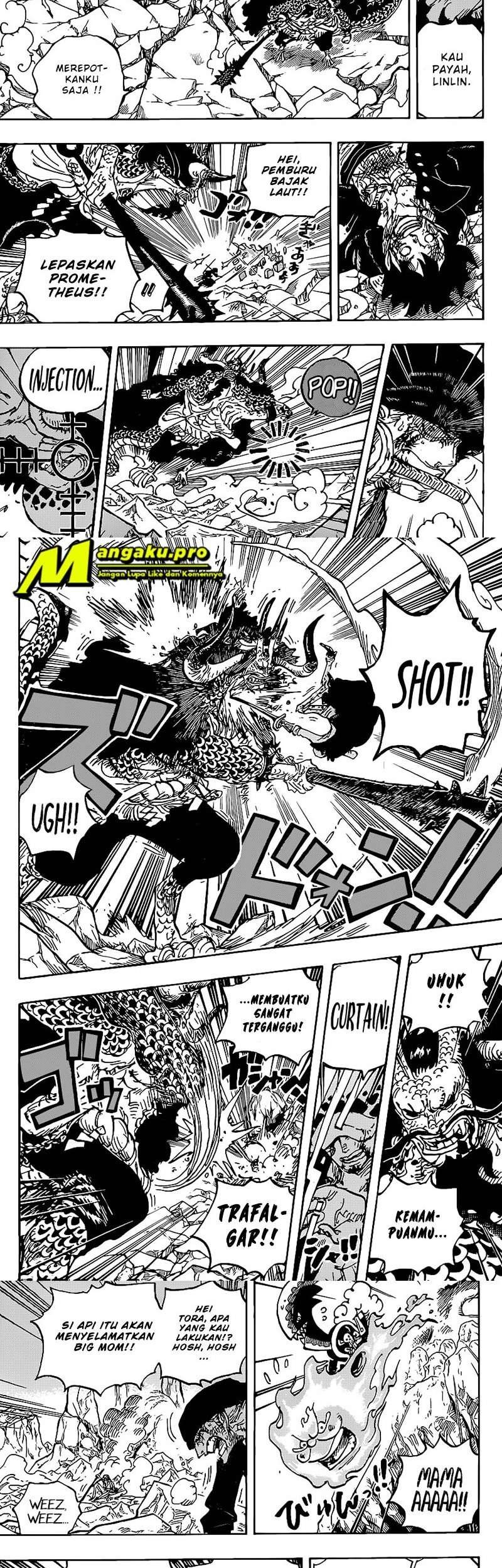 One Piece Chapter 1010 Gambar 3