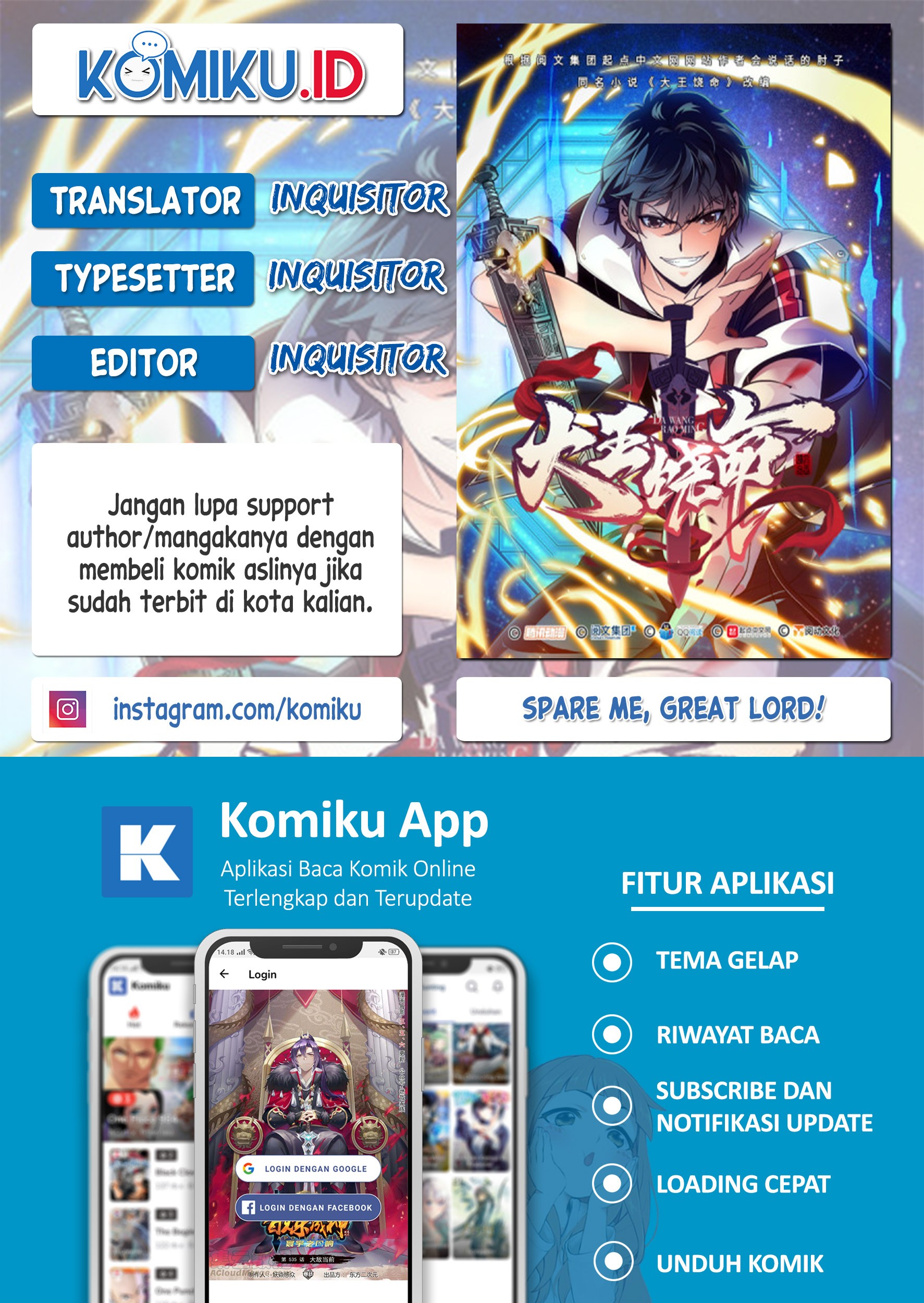 Komik Spare Me, Great Lord! Chapter 60 gambar nomor 1