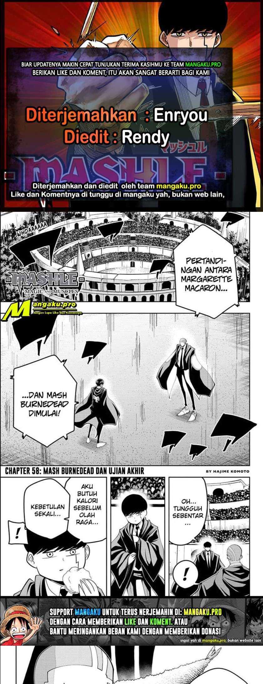 Komik Mashle: Magic and Muscles Chapter 58 gambar nomor 1