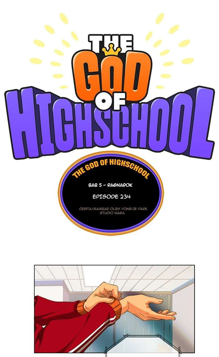 Manhwa The God of High School Chapter 234 gambar nomor 2