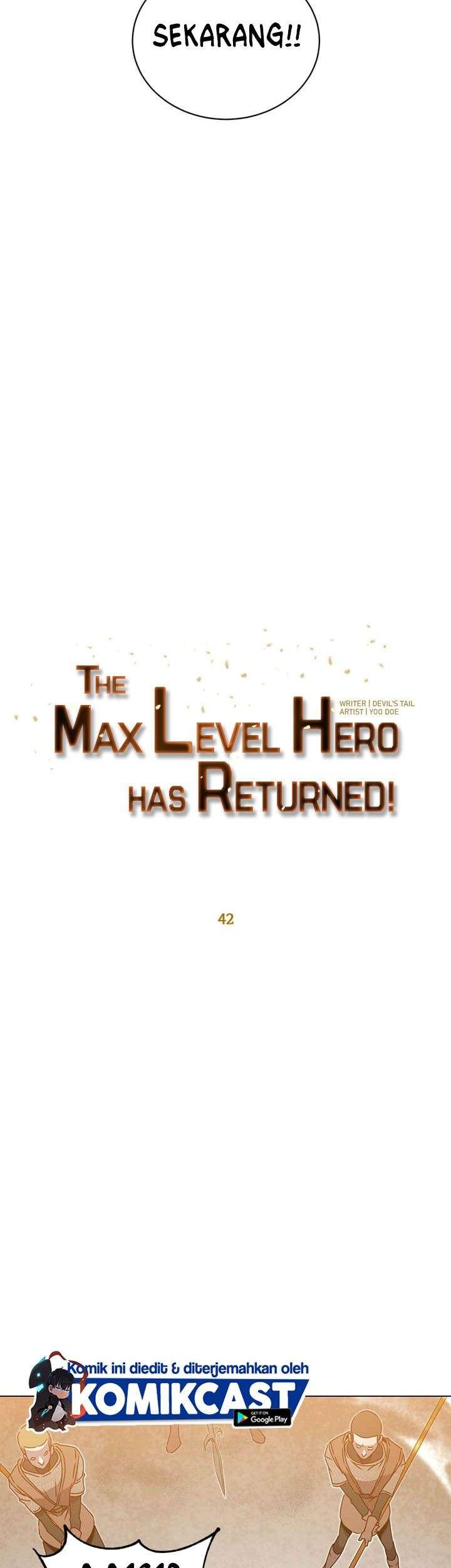The MAX leveled hero will return! Chapter 42 Gambar 31