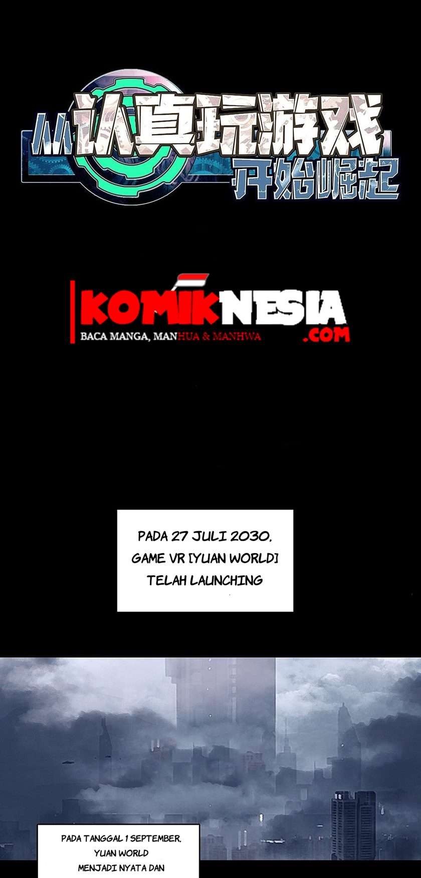 Komik It all starts with playing game seriously Chapter 02 gambar nomor 1