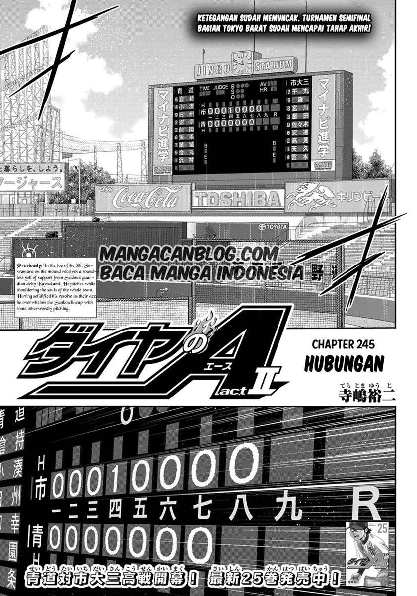 Komik Diamond no Ace Act 2 Chapter 245 gambar nomor 1