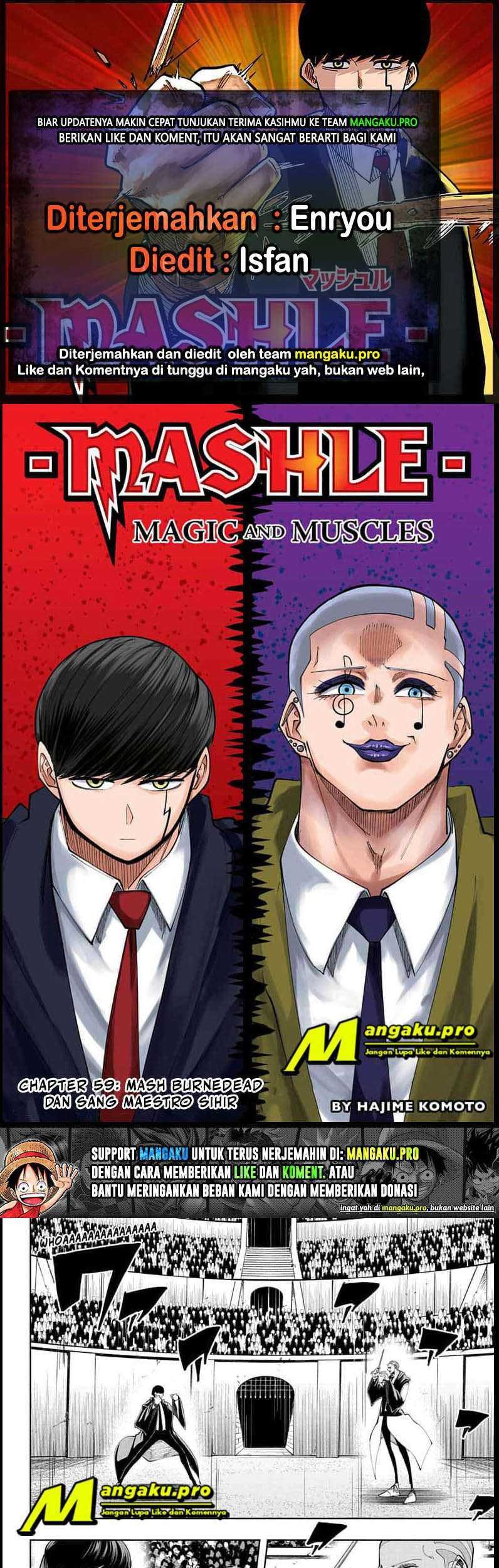 Komik Mashle: Magic and Muscles Chapter 59 gambar nomor 1