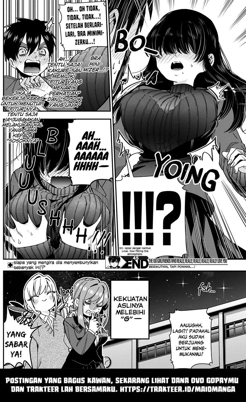 Kimi no Koto ga Dai Dai Dai Dai Daisuki na 100-ri no Kanojo Chapter 45 Gambar 22