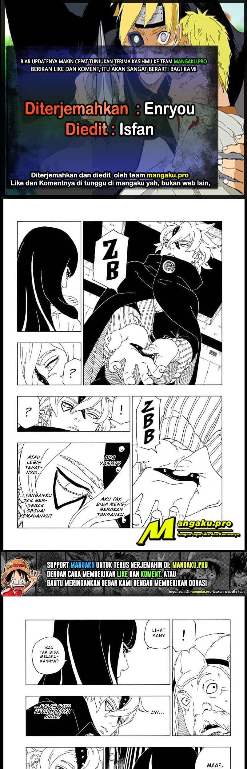 Komik Boruto Chapter 57.2 gambar nomor 1