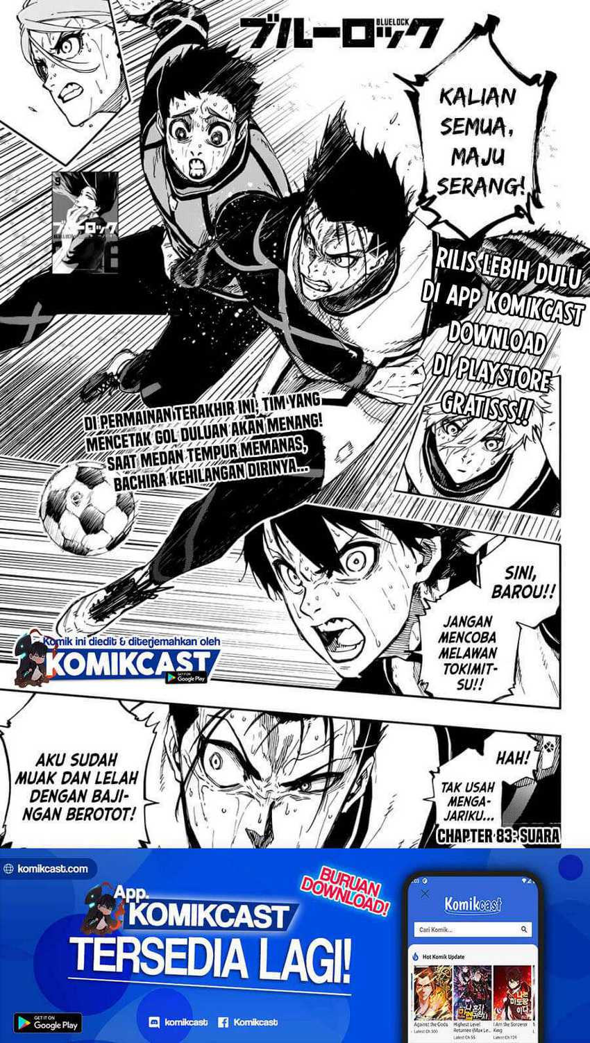 Manga Blue Lock Chapter 83 gambar nomor 2