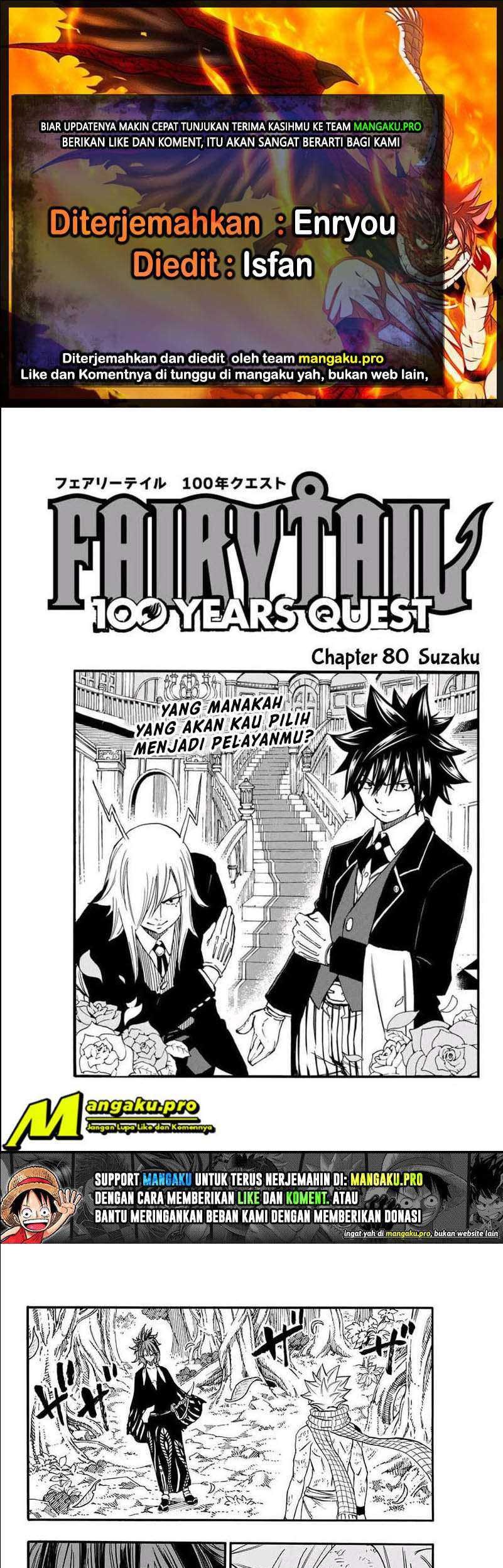 Komik Fairy Tail: 100 Years Quest Chapter 80 gambar nomor 1