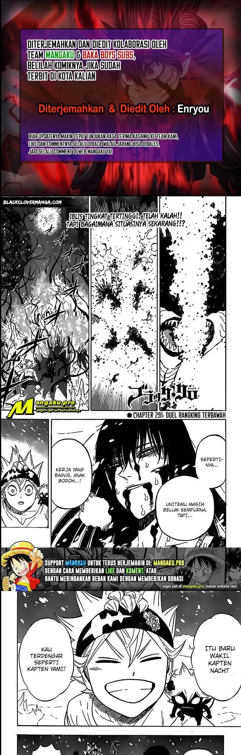 Komik Black Clover Chapter 291 gambar nomor 1