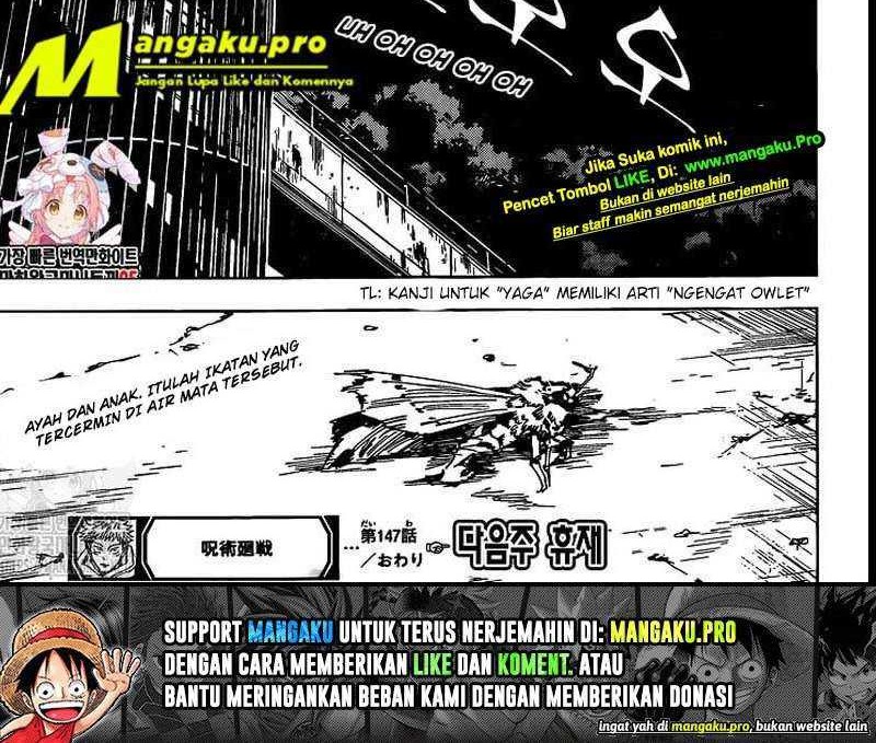 Jujutsu Kaisen Chapter 147 Gambar 12