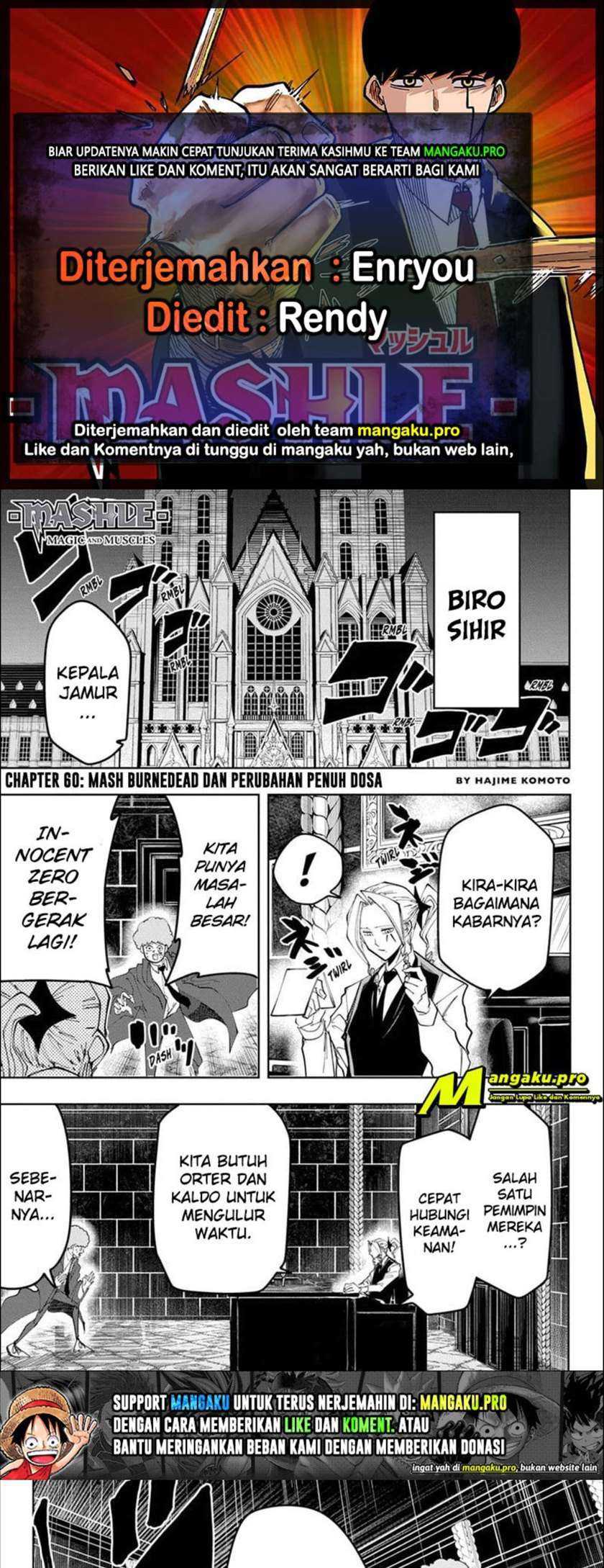 Komik Mashle: Magic and Muscles Chapter 60 gambar nomor 1