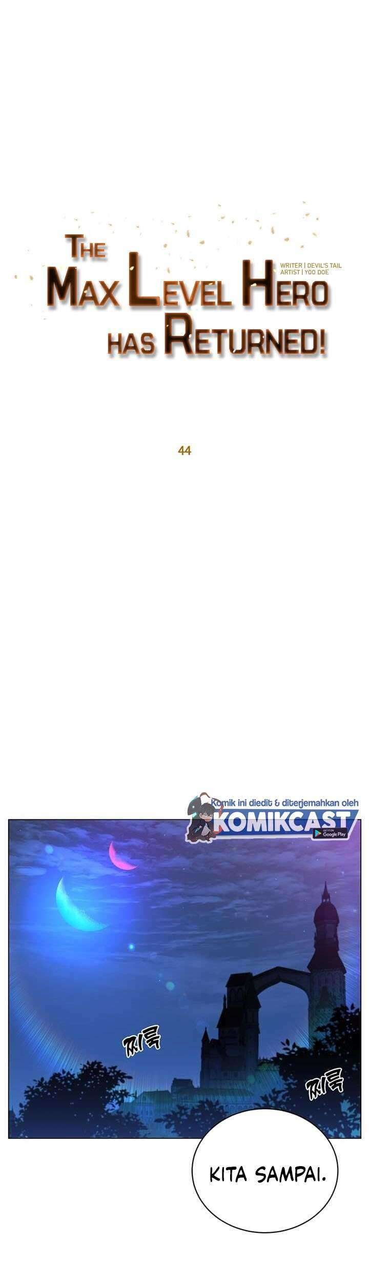 The MAX leveled hero will return! Chapter 44 Gambar 14