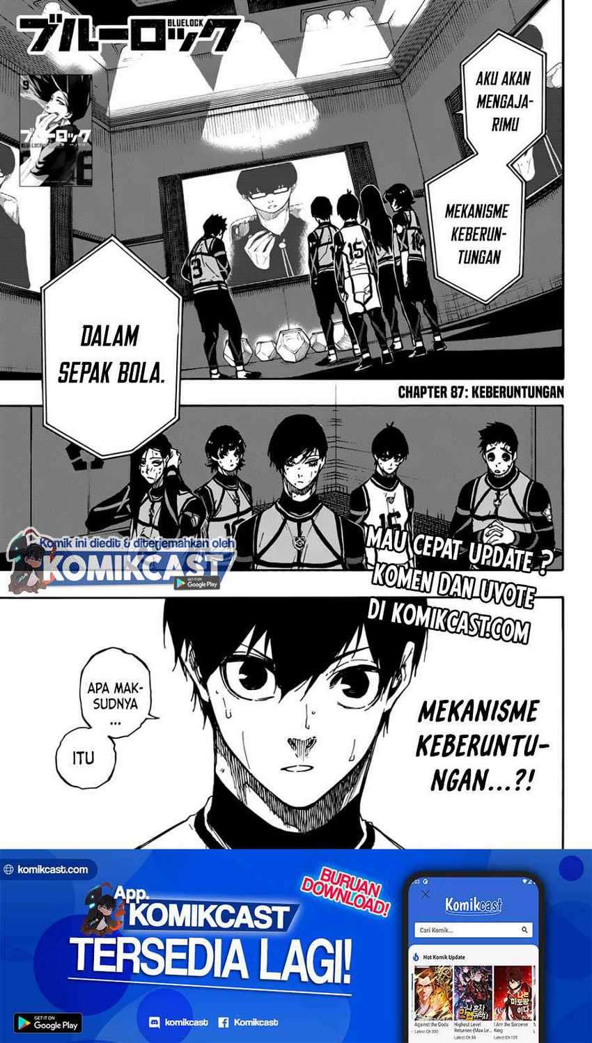 Manga Blue Lock Chapter 87 gambar nomor 2