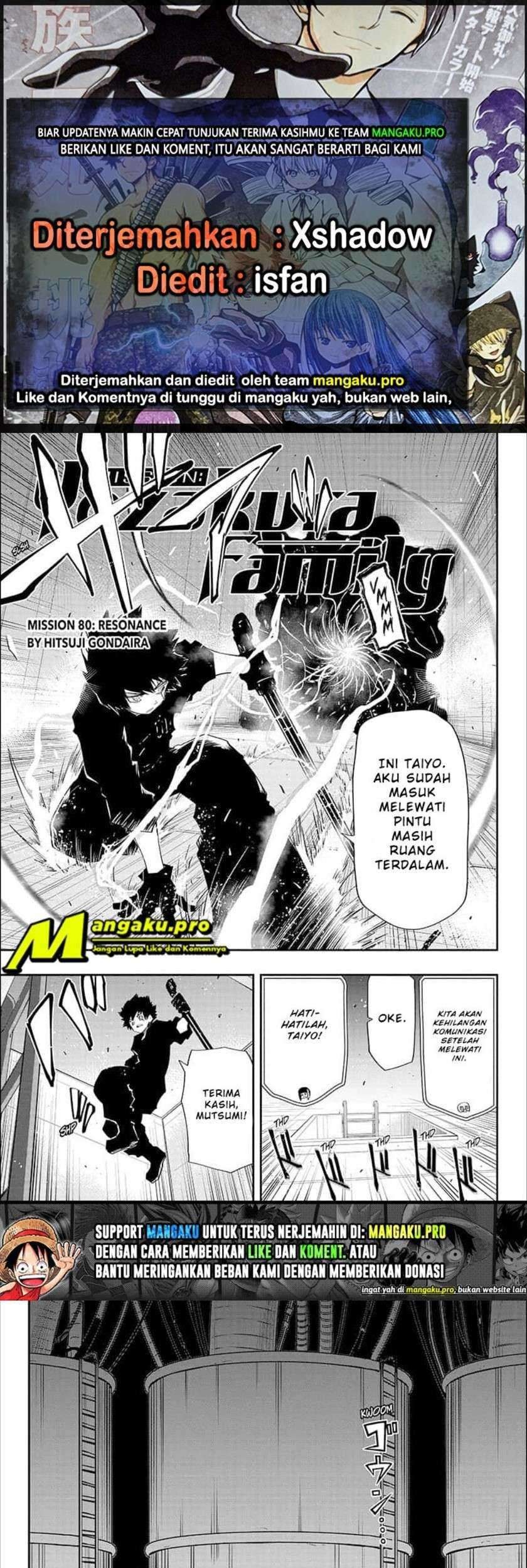 Komik Mission: Yozakura Family Chapter 80 gambar nomor 1