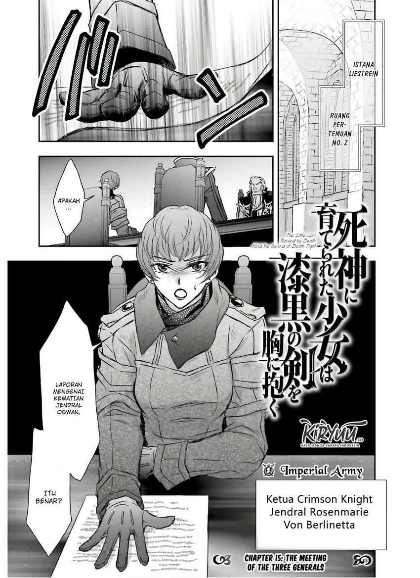 Shinigami ni Sodaterareta Shoujo wa Shikkoku no Tsurugi wo Mune ni Idaku Chapter 15 Gambar 4