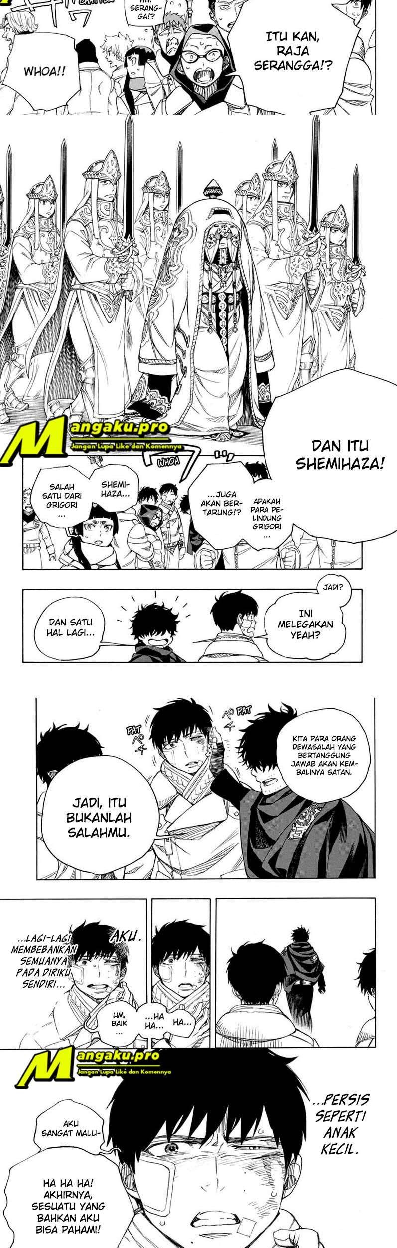 Ao no Exorcist Chapter 130.2 Gambar 7