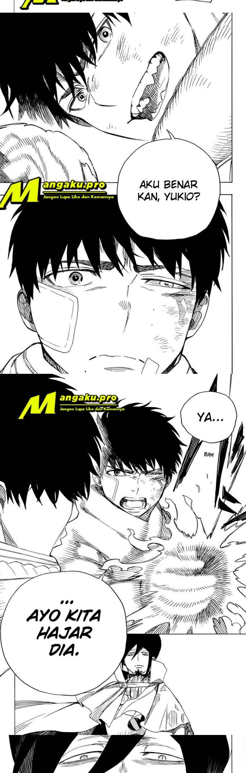 Ao no Exorcist Chapter 130.2 Gambar 9