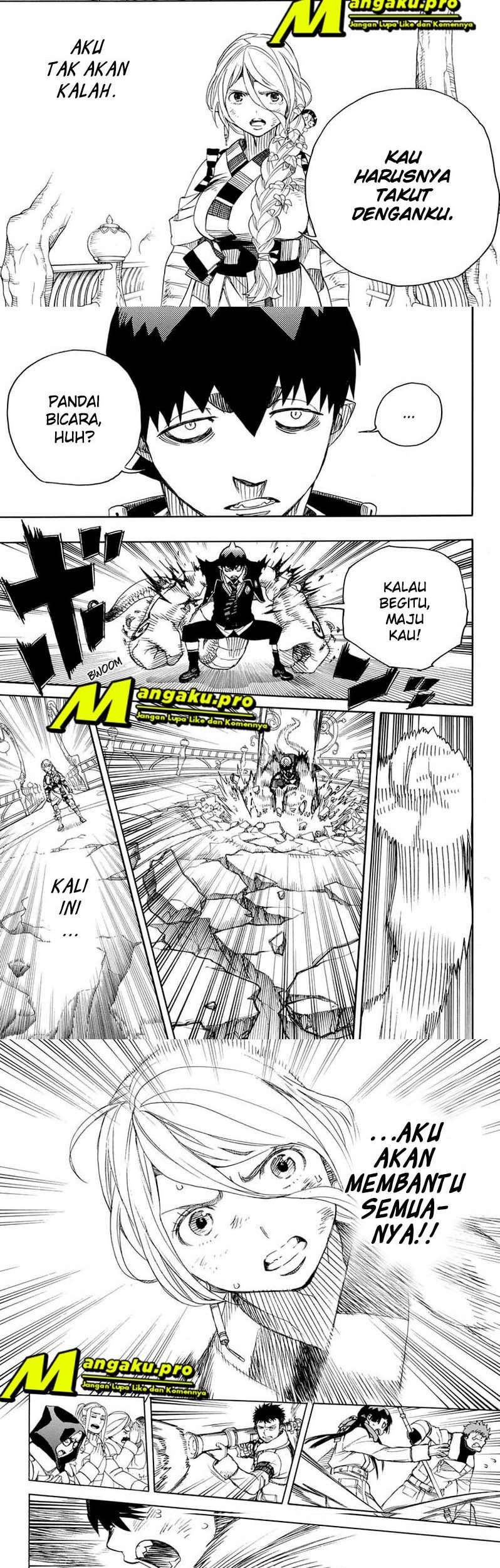 Ao no Exorcist Chapter 130.1 Gambar 7